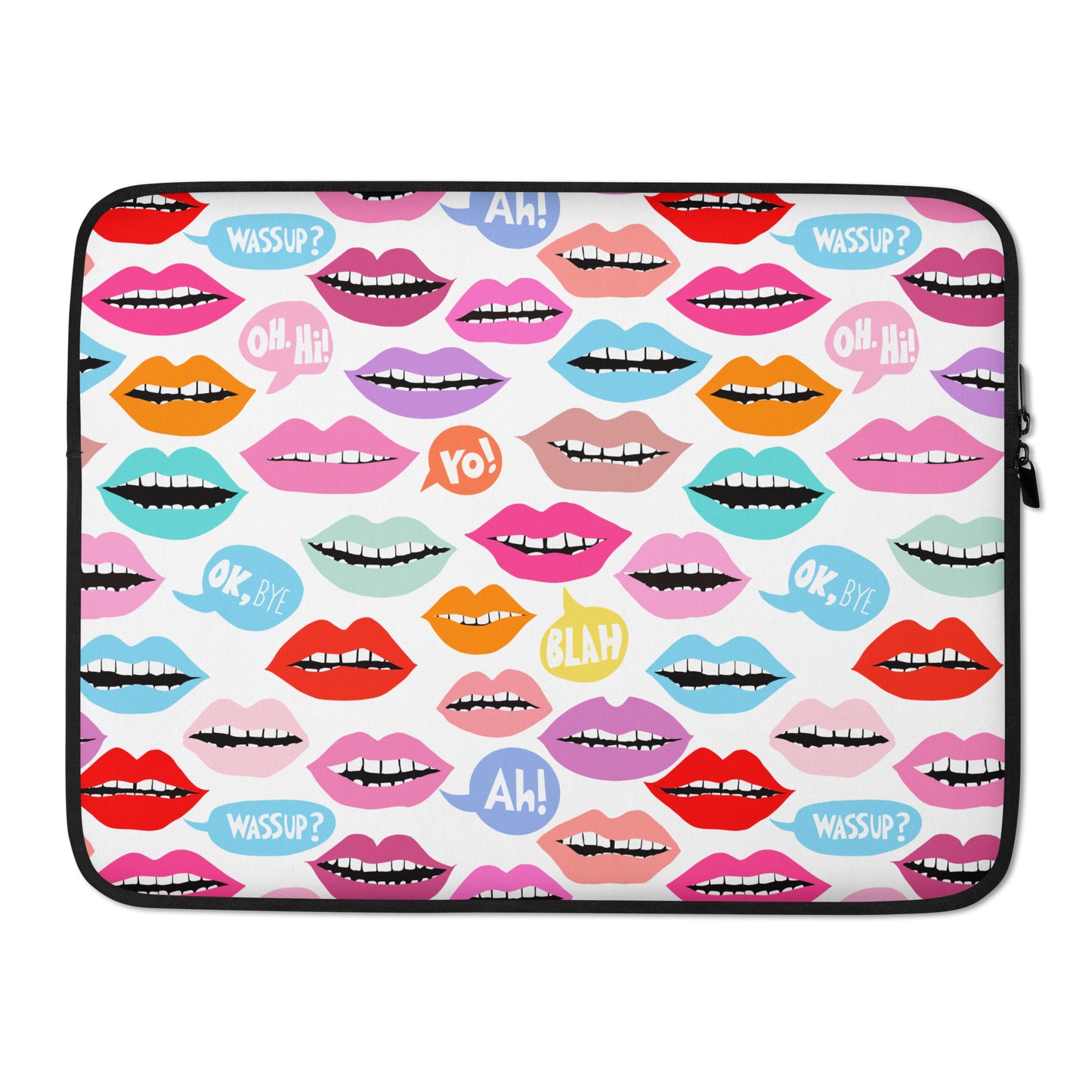 Mouthy Chat Laptop Sleeve