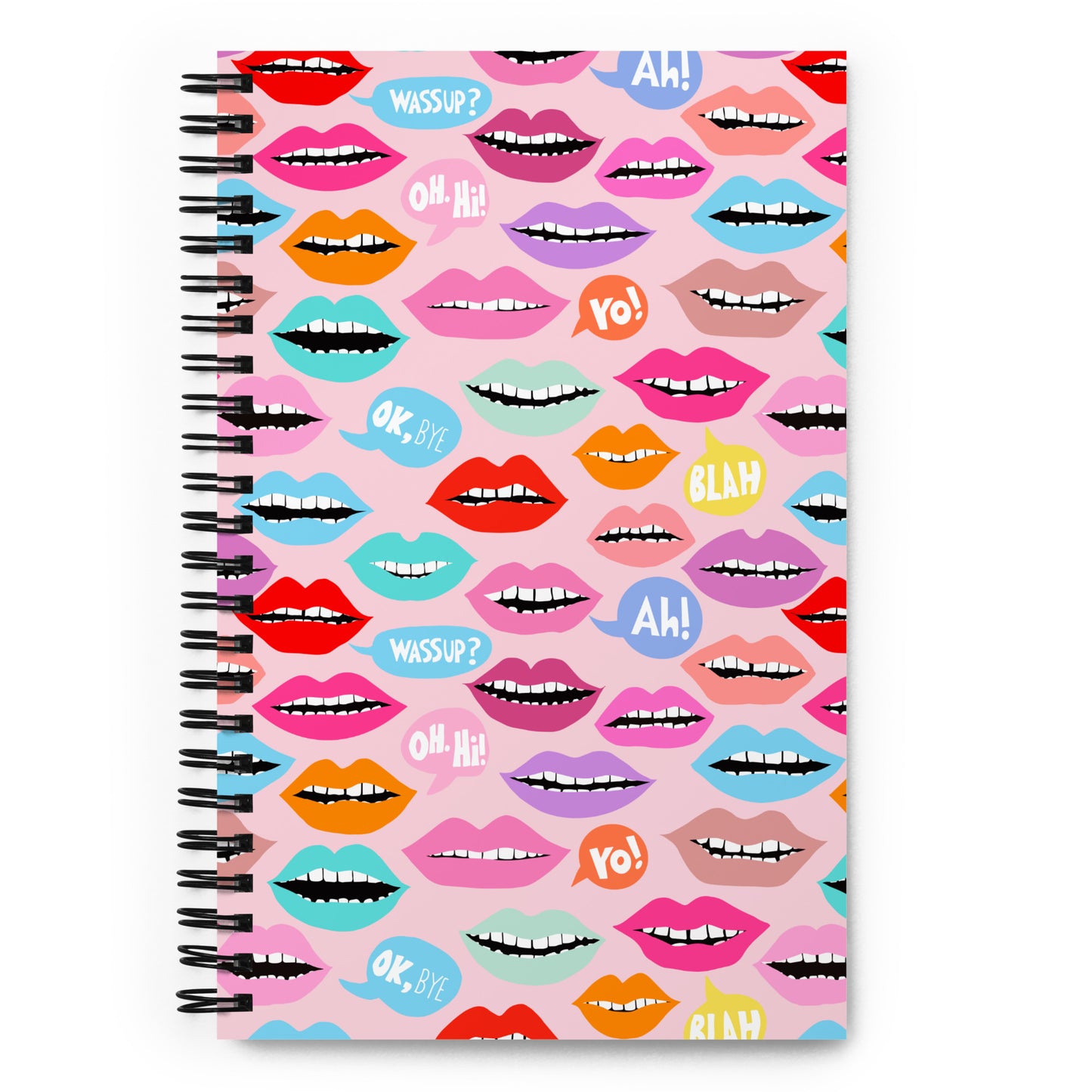 Mouthy Chat Spiral notebook