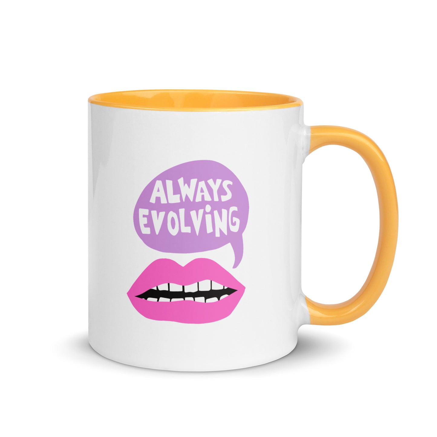 Always Evolving 11 oz Mug with Color Inside