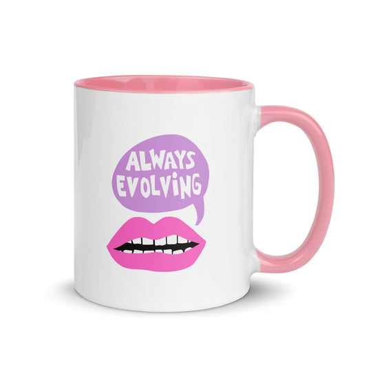 Always Evolving 11 oz Mug with Color Inside